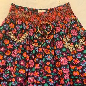 Kate Spade Skirt, bracelets and necklaces